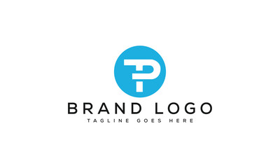 letter TP logo design vector template design for brand.