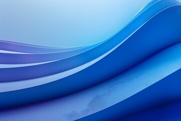Abstract blue waves creating a soothing and flowing visual effect