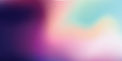 Fototapeta premium Abstract Colorful Grainy Gradient Background Modern Blurred Holographic Defocused Trendy Template For Banner, Poster, Wallpaper
