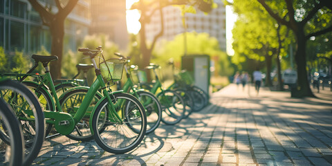  Urban Mobility: Green Bikes Revolutionizing City Transport | Eco-Friendly Commuting in the City