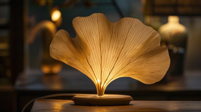Ginkgo Leaf Lamp - a beautiful and unique design