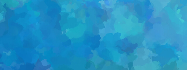 Abstract Blue Decorative Plaster Texture Background with Copy Space