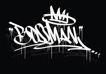 BOSSMAN graffiti tag style design
