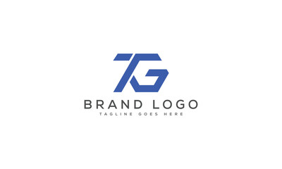 letter TG logo design vector template design for brand.