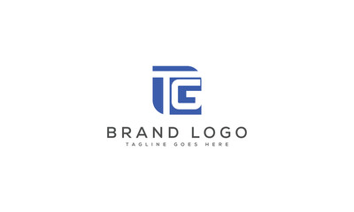 letter TG logo design vector template design for brand.