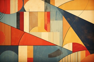 Fototapeta premium Patchwork Material Structure Background - Generative AI