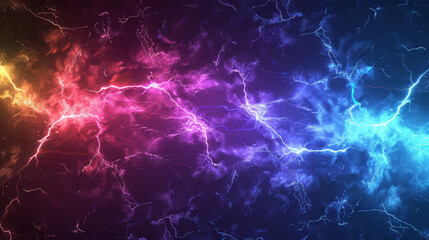 Fototapeta premium abstract rainbow lightning background