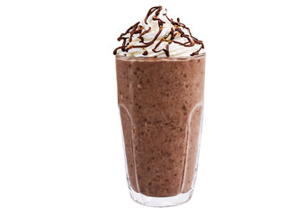 Creamy milkshake infused with rich chocolate and nutty flavors.