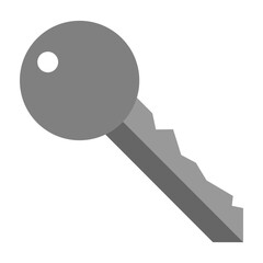 Key (for access) Vector Flat Icon Design