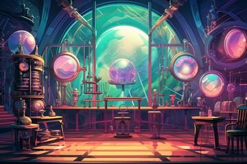 Obraz premium Holographic Material Structure Background - Generative AI