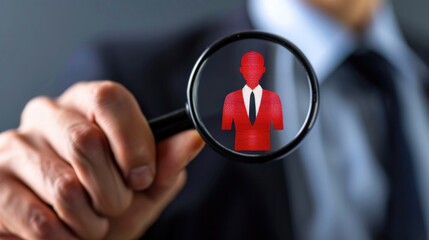 Recruitment and hiring process The Human Resources Manager is selecting the qualifications of job applicants.