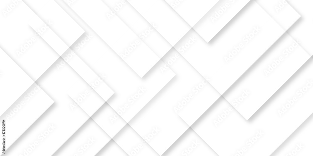 Aufkleber Abstract geometrical white with triangle background. Dynamic and seamless retro pattern stripes abstract white geometric background vector illustration shine and layer element for presentation.	
