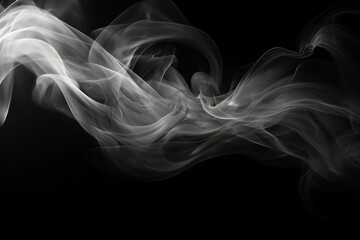 Obraz premium Abstract Smoke Material Structure Background - Generative AI