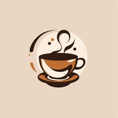 Obraz premium isolated Coffee logo minimalism concept