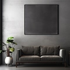 modern living room with sofa