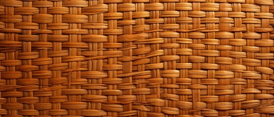 Rattan Material Structure Background - Generative AI
