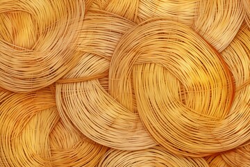 Obraz premium Rattan Material Structure Background - Generative AI