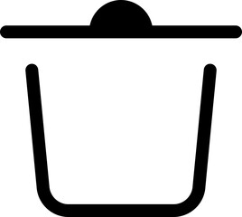 Icon about trash bin
