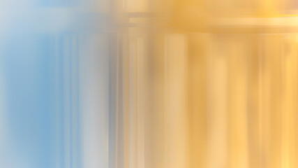 Yellow, blue pastel background with horizontal and vertical strokes.