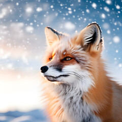 Fototapeta premium red fox