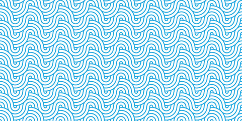Minimal diamond vector overlapping Pattern geometric wave spiral and abstract circle wave line. blue color seamless tile stripe geometric create retro square line backdrop white pattern background.