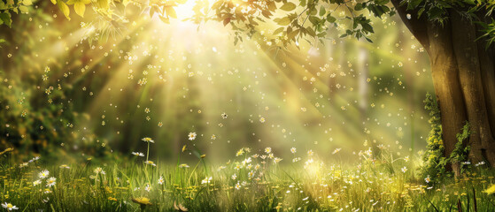 A Swedish flag waves high in the sky against fluffy clouds and the rich blue background, signifying cultural pride on a beautiful, clear day.