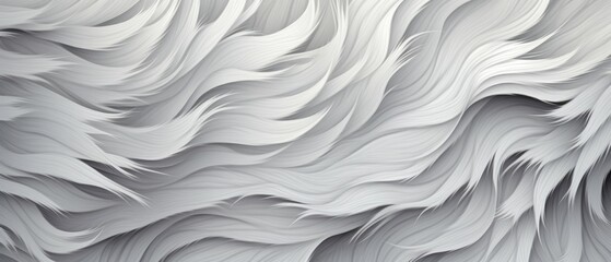 Fur Material Structure Background - Generative AI