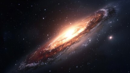 Fototapeta premium Beautiful Wallpaper of Space and Galaxies