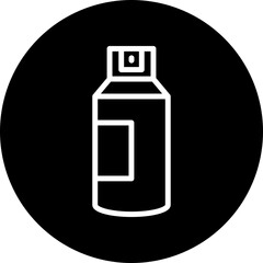 Spray Paint Vector Line White Circle Black