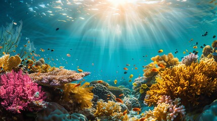 Obraz premium Monitoring Ocean Acidification: High-Tech Solutions and Marine Conservation