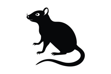 Rat vector art illustration 