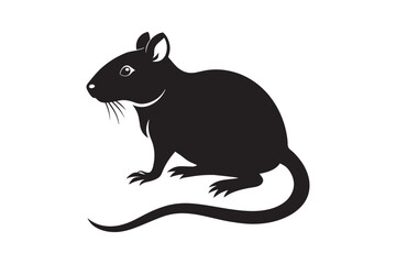 Rat vector art illustration 