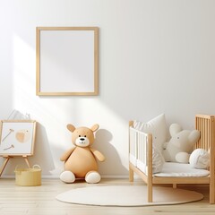 teddy bear on the bed