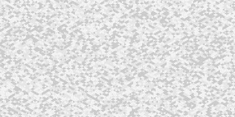 Vector geometric seamless technology gray and white triangle element light background. Abstract digital grid light pattern white Polygon Mosaic triangle Background, business and corporate background