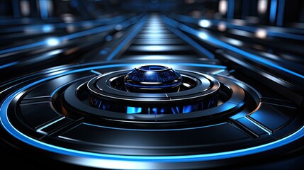 interesting blue and black