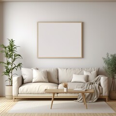 living room with sofa