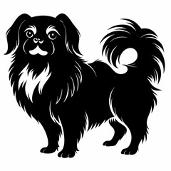 pekingese-dog-silhouette-vector