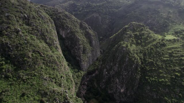 Twin Rocks of Santiago Apoala, Oaxaca, Mexico.