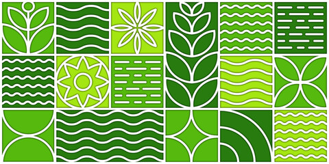 Plant motif for packaging - pattern with flowers and earth, agriculture, agritourism, agro, nature repeatable seamless