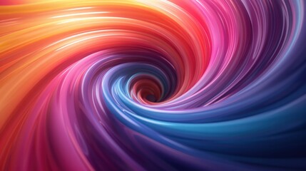 Abstract Swirling Colors Abstract Art