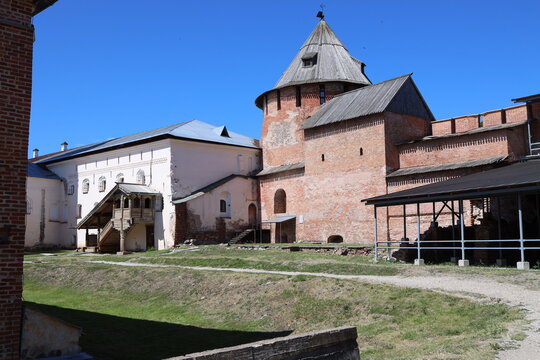 NOVGOROD, RUSSIA - June 26, 2024: View of the Kremlin tower.