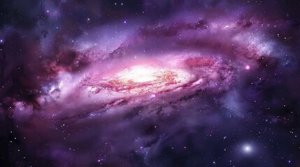 Obraz premium Aesthetic Space and Galaxy Wallpaper