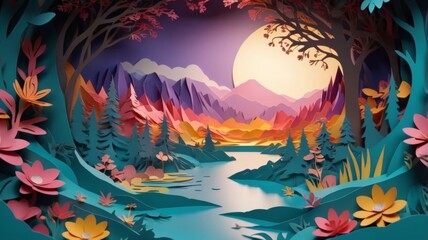 Stunning paper cut animation of the iconic story
