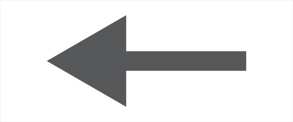 Long Black arrows vector, Long arrow . Right direction arrow icon, Vector of trendy long in flat style.