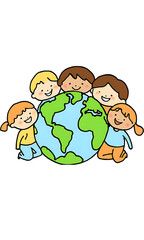 地球を支えている子供たち