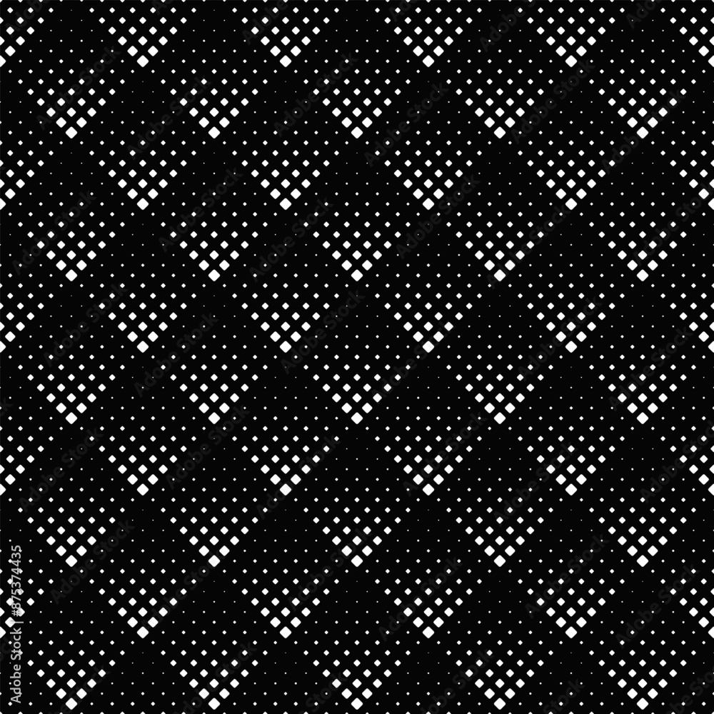 Aufkleber geometrical rounded square pattern background - black and white vector graphic design