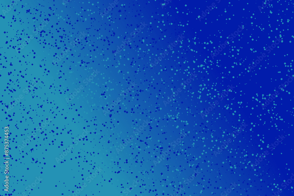 Poster random particle background - colorful chaotic vector design with squares