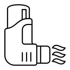 Obraz premium Inhaler Icon