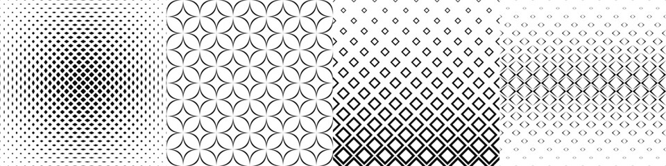 Black and white pattern collection