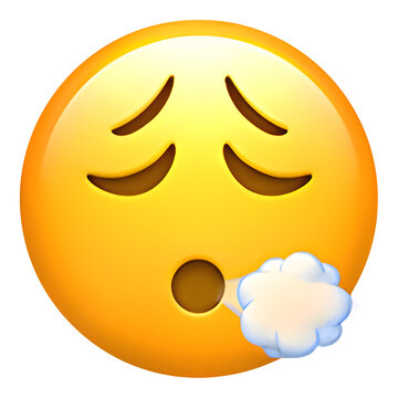 Naklejki  Face Exhaling